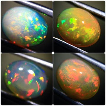 Ct. 7,80 Natuurlijke Ethiopische Opalen Cabochon - Hoogte: