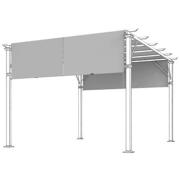 Vervangend Dak Voor Pergola Met UV-bescherming, Zonnescherm, Verzenden