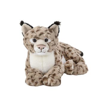 Nature Planet lynx knuffel - pluche - 39 cm - wilde dieren, Verzenden, Nieuw