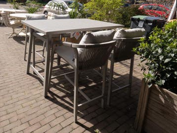 ACTIE Garden Impressions Monti Barset 5 delig outdoormeubel, 4 zitplaatsen, Ophalen of Verzenden, Tuinset, Stoel