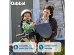 Qibbel Air - Fietsstoeltje - Stuurpenbevestiging - Zwart, Fietsen en Brommers, Fietsaccessoires | Fietsstoeltjes, Verzenden, Zo goed als nieuw