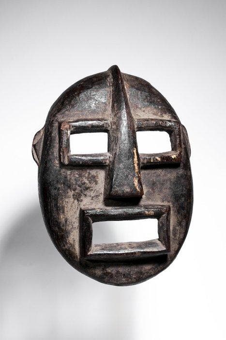 Masker - Kumu - DR Congo, Antiek en Kunst, Kunst | Niet-Westerse kunst
