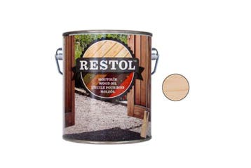 Restol Restol houtolie mat 2,5 liter, naturel uv extra, Verzenden, Nieuw