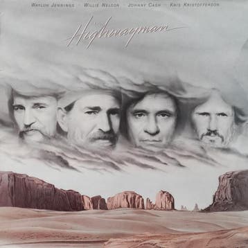 Waylon Jennings  Willie Nelson  Johnny Cash  Kris Kristof, Ophalen of Verzenden, Gebruikt