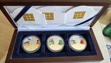 Armenië. 100 Dram 2008/2009, Kings of Football, Proof set 3