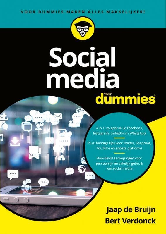 Social media voor dummies 9789045356198 Jaap De Bruijn, Boeken, Informatica en Computer, Gelezen, Verzenden