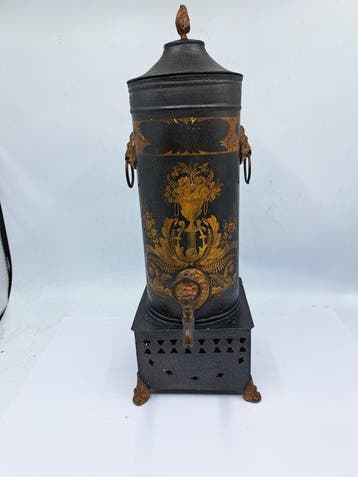 Koffiepot - Kraantjeskan - Metaal - Tole Waterurn, Antiek en Kunst