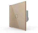 Livolo Touchscreen Schakelaar | Goud | 1-voudig | Aan/Uit, Ophalen of Verzenden, Nieuw, Schakelaar
