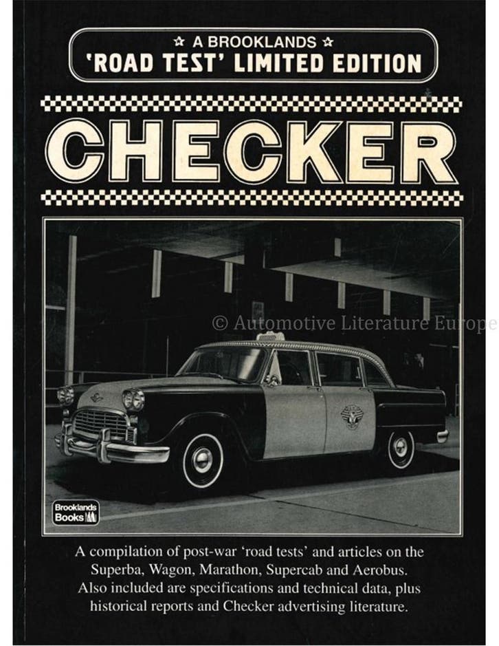 CHECKER, A BROOKLANDS ROAD TEST LIMITED EDITION, Boeken, Auto's | Boeken