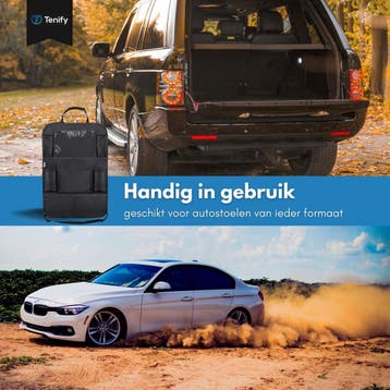 2dekans | Premium Luxe & Stevige Auto Organizer met Tablet, Ophalen of Verzenden, Zo goed als nieuw