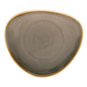 Kiln Driehoekige Borden | Grijs | 28cm | 4 stuks, Verzenden