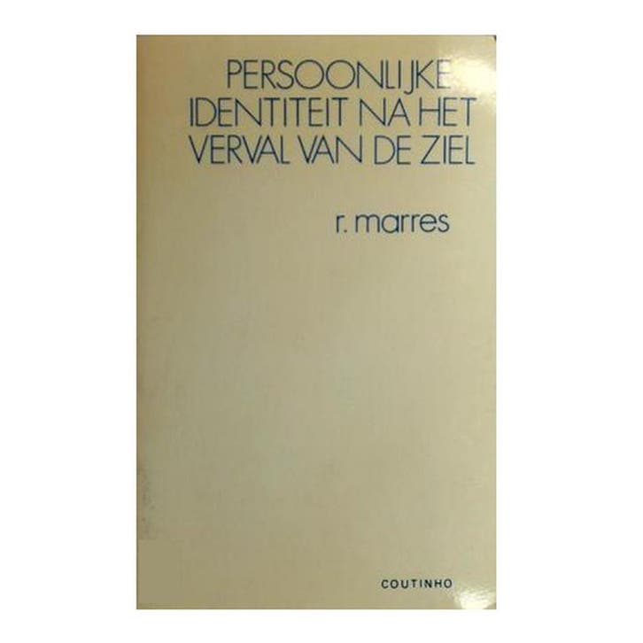 Persoonlijke identiteit na het verval van de ziel Marres, Boeken, Filosofie, Gelezen, Verzenden