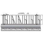 Voerhek zelfsluitend Spinder Baseline voor grootvee