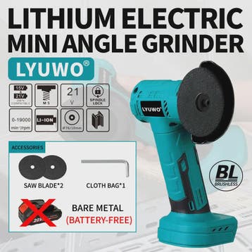 LYUWO Snoerloze Mini Haakse Slijper 21V - Krachtig Borstello, Verzenden, Nieuw