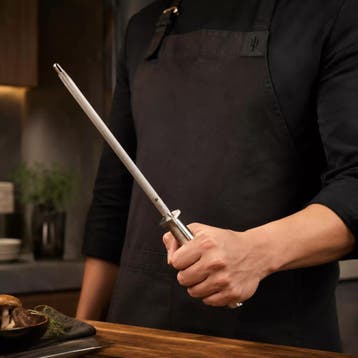 Yaxell Aanzetstaal 25 cm – Roestvrij Staal – Professione, Ophalen of Verzenden, Nieuw, Overige typen