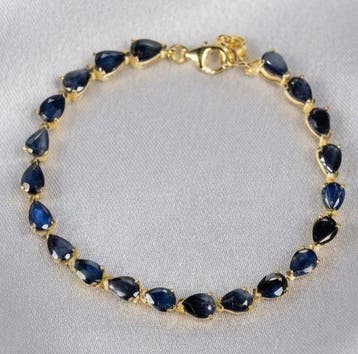 Zonder minimumprijs - Tennis armband Zilver - 18.90ct. tw.