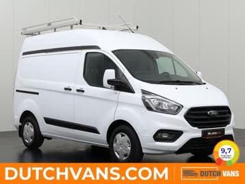 Ford Transit Custom 2.0TDCi Bestelbus 2023 L1 H2 Diesel, Auto's, Euro 6, Wit, Nieuw, Ford
