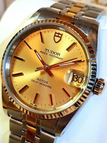 Tudor - Prince Oysterdate - GOLD DIAL - Zonder