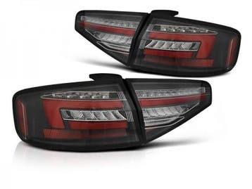 Achterlichten Audi A4 B8 Limousine 12-15 Led Dynamic Zwart, Ophalen of Verzenden, Nieuw