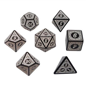 Dungeons and Dragons Wit Zwarte Dobbelstenen, Verzenden, Nieuw