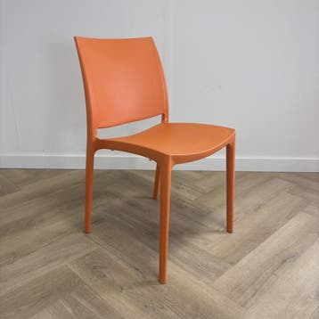 Siesta Maya kantinestoel / terrasstoel, orange, Ophalen of Verzenden, Gebruikt, Stof, Eén