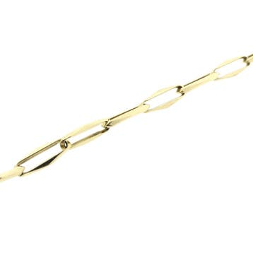Gouden closed forever armband. (Schakelarmband), Ophalen of Verzenden, Gebruikt, Goud, Goud