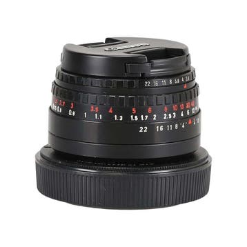 Pentaflex-Color 2.8/50 + Canon EF adapter met garantie, Gebruikt, Ophalen of Verzenden, Lensdoppen, Toebehoren