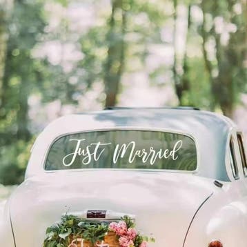 Nummerbord Just Married Loving Hearts, Verzenden, Wit, Sweet-One, Nieuw