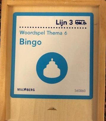 Lijn 3  Woordspel Thema 6 Bingo, Verzenden, Nieuw