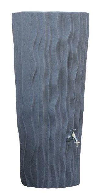 160 liter regenton met plantenbak grijs Flower, Nieuw