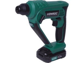 VONROC RH501DC - Accu boorhamer - 20V 2x 2.0Ah accus 1.3, Verzenden, Nieuw
