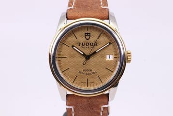 Tudor - Glamour - Zonder minimumprijs - 55003 | Gold Dial w/