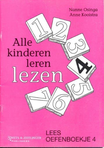 Alle Kinderen Leren Lezen lees/oefenboekje 4 (per stuk), Verzenden, Nieuw