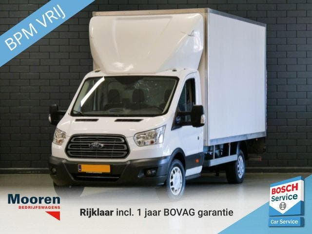 Ford Transit 350 2.0 TDCI 130PK Bakwagen, Auto's, Bestelauto's, Onderhoudsboekje, Lease, Overige kleuren, Handgeschakeld, Financial lease