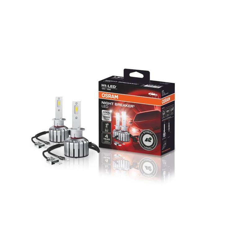 Osram H1 LED Koplamp 12V Set Night Breaker LED ECE-goedgekeu, Auto-onderdelen, Verlichting, Nieuw, Ophalen of Verzenden