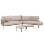 Monroe Piacenza modulaire loungeset 4 delig keramiek latte, Tuin en Terras, Tuinsets en Loungesets, Ophalen of Verzenden, Nieuw