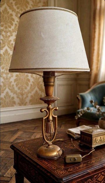 Buffet tafellamp - Messing - Neoklassieke lamp