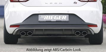 Rieger diffuser | geschikt voor Seat Leon FR (5F): 01.13-12., Auto-onderdelen, Carrosserie en Plaatwerk, Verzenden, Nieuw, Seat