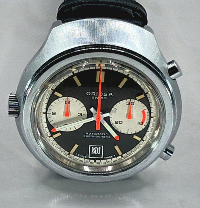 Frey & Co. S.A. Biel - Oriosa - Stahlchronograph -, Sieraden, Tassen en Uiterlijk, Horloges | Heren