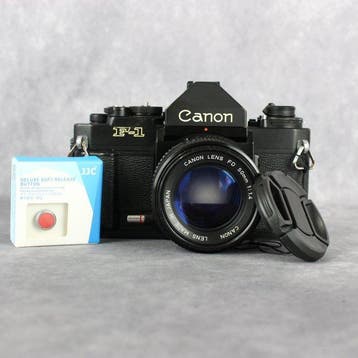 Canon New F1 + FD 1,4 /50mm | Single lens reflex camera, Audio, Tv en Foto, Nieuw