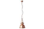 Hanglamp INDUSTRIEEL gemarmerd koper - 41271, Ophalen of Verzenden, Nieuw