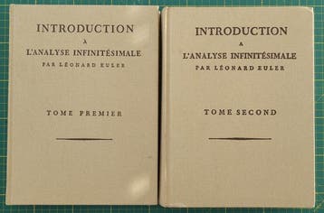 Leonhard Euler - Introduction à lanalyse infinitésimale. -