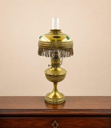 Lamp - Messing - Grote Parijse lamp