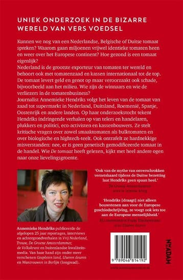 De tomaat en de bizarre wereld van vers voedsel, Verzenden, Zo goed als nieuw, Annemieke Hendriks