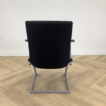 Grammer Office design vergaderstoel,  zwart - grijs, Ophalen of Verzenden, Gebruikt, Stof, Eén