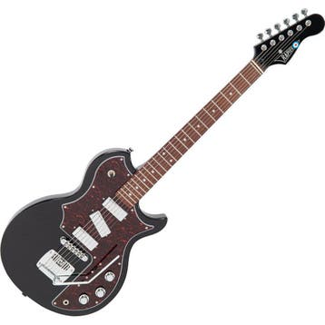 Rapier DX6 Deluxe Electric Guitar - Gloss Black, Ophalen of Verzenden, Nieuw, Hollow body