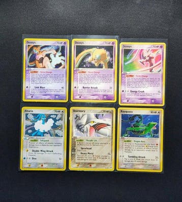 Pokémon - 6 Card - Deoxys Holo - 2 x Deoxys Raro - Altaria, Nieuw