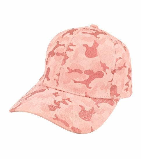 Cap Pet - Verstelbaar - Camouflageprint - One Size - Roze, Kleding | Dames, Hoeden en Petten
