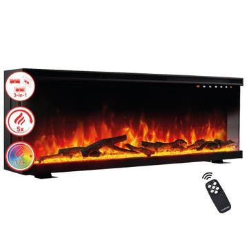 Elektrische haard LEA - Elektrische 3-in-1 haard met panoram, Huis en Inrichting, Kachels, Verzenden, Nieuw