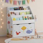 Kinderrek Aarnskona wit met Aqua Dream motief [en.casa], Verzenden, Nieuw